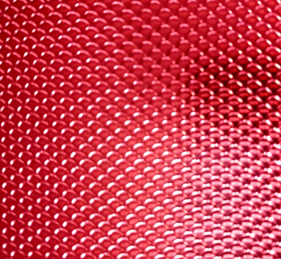 Shiny Red Grid - 8*12 Inch Vinyl Backing Material