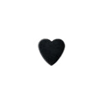 Hematite 8mm Heart Shape 2x8in Strand