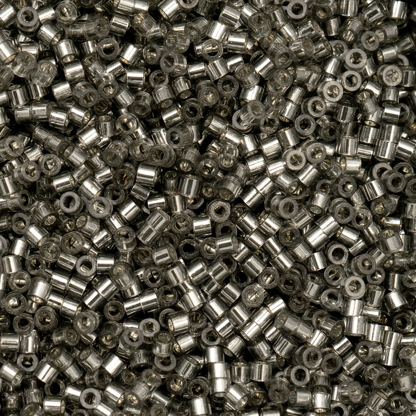 11/0 Cylin Bead, 25g Bag, Grey S/L