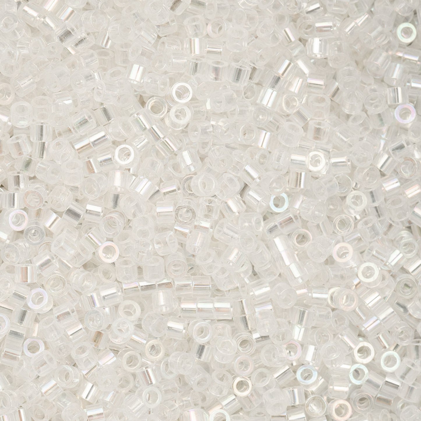 11/0 Cylin Bead, 25g Bag, Crystal AB