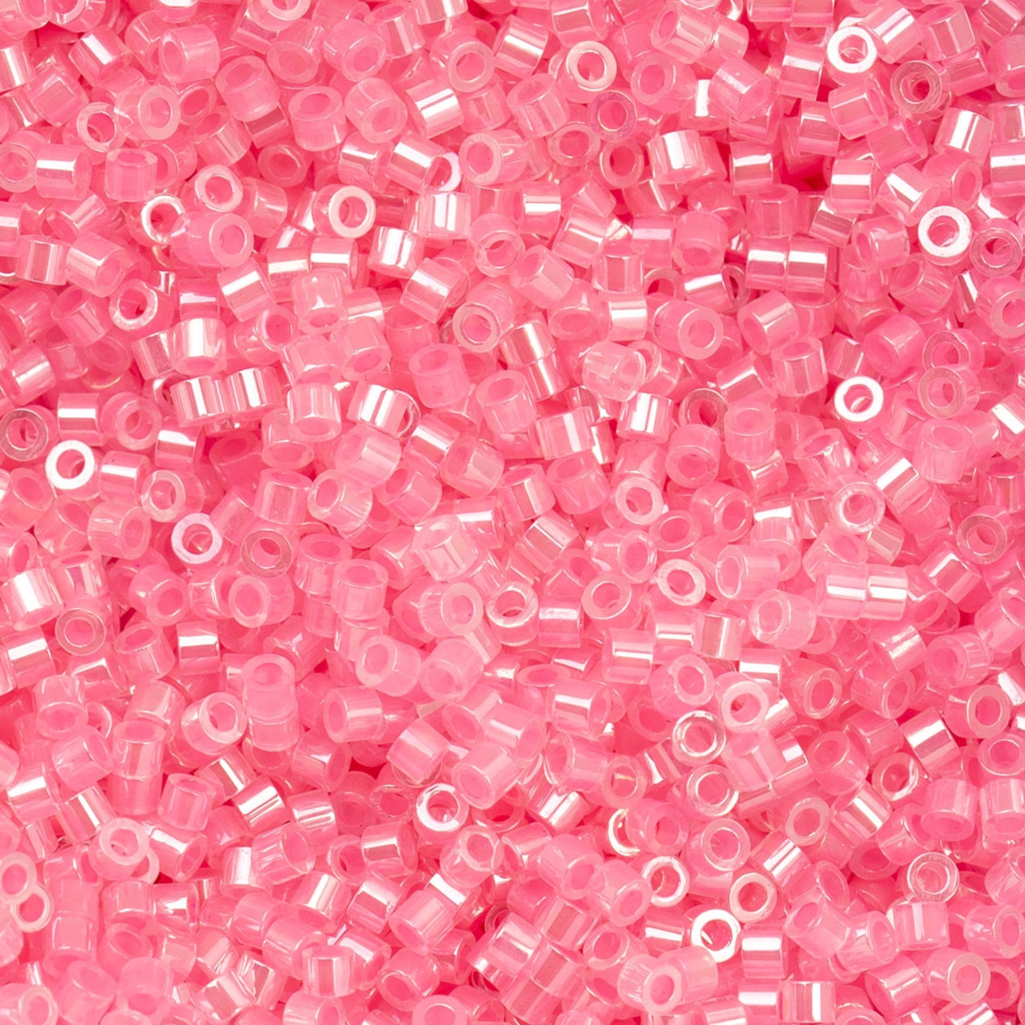 11/0 Cylin Bead, 25g Bag, Dark Crystal Pink Lined Ceylon