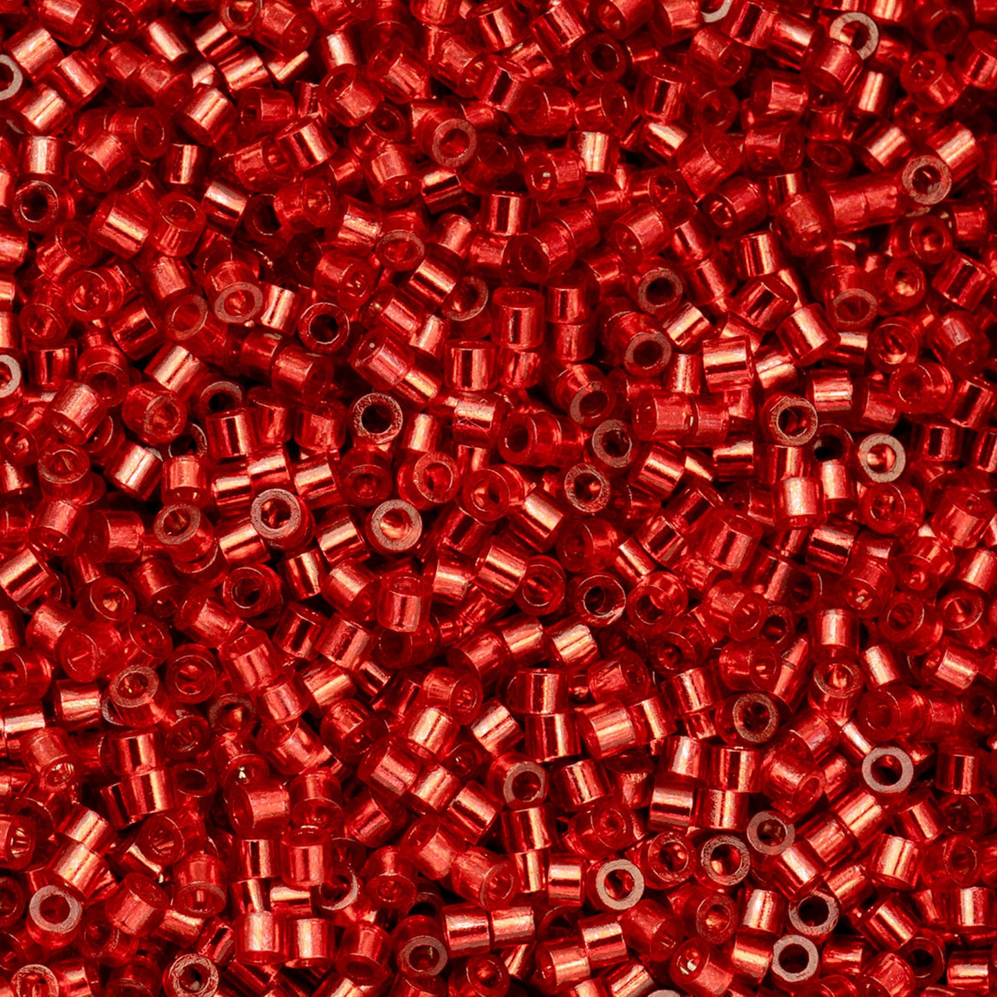 11/0 Cylin Bead, 25g Bag, Red S/L