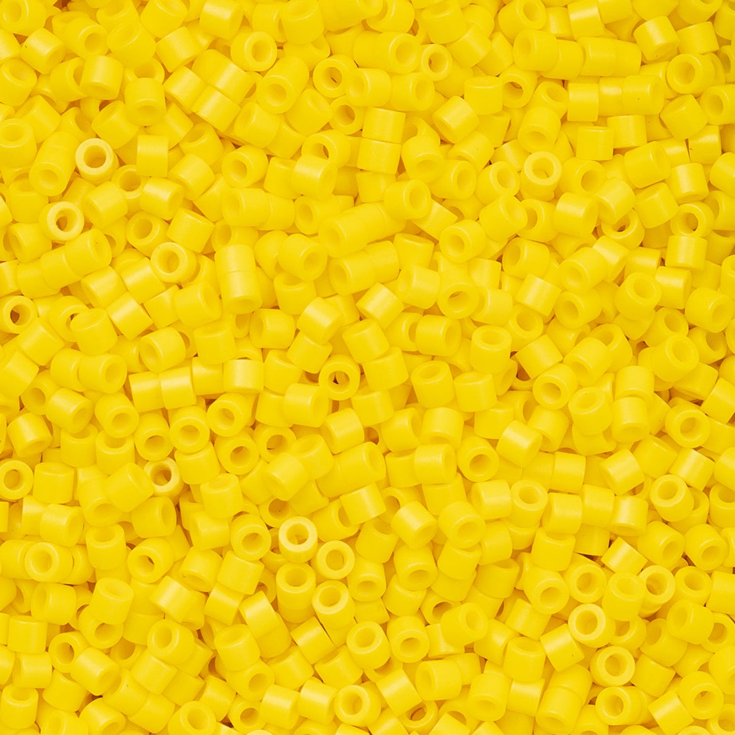 11/0 Cylin Bead, 25g Bag, Opaque Yellow