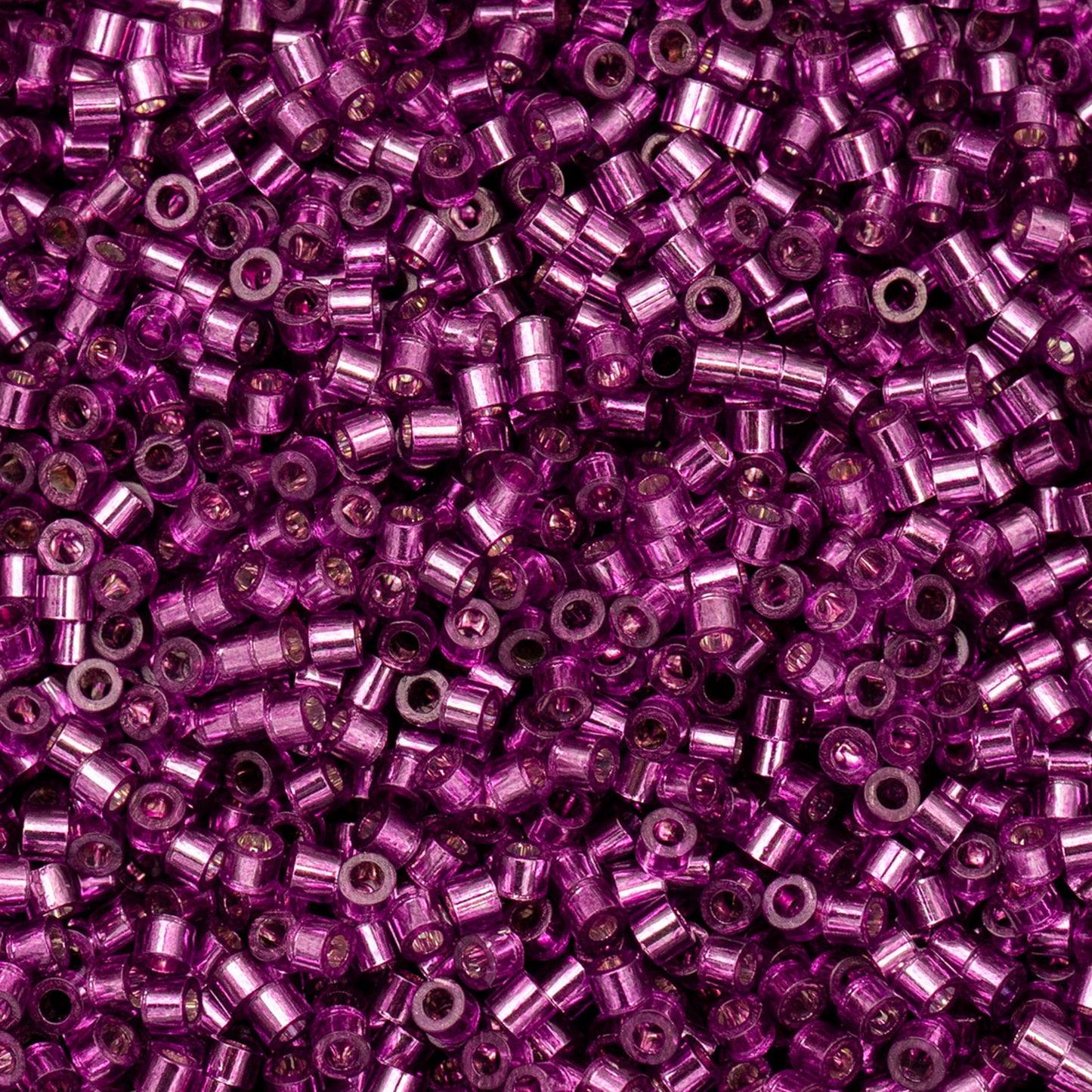 11/0 Cylin Bead, 25g Bag, Magenta S/L