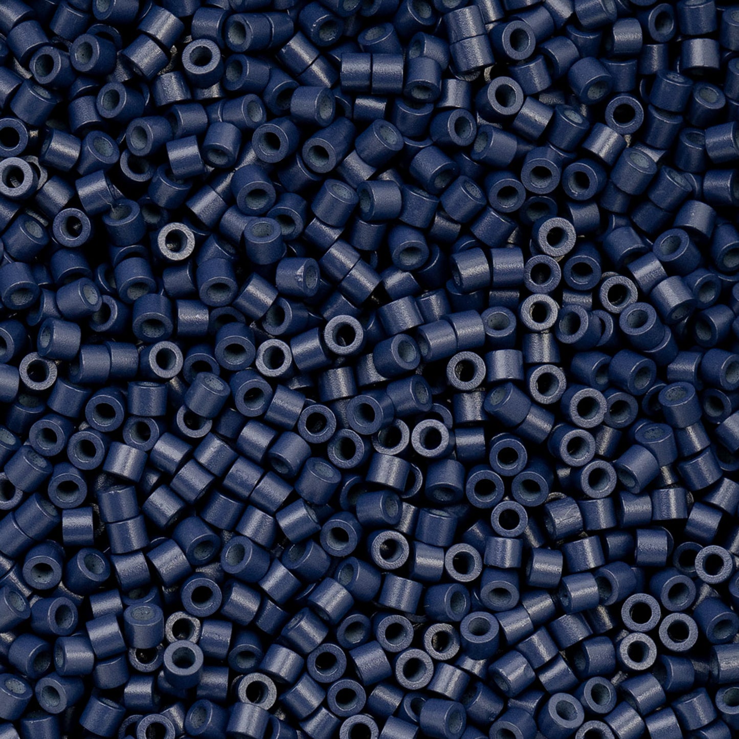 11/0 Cylin Bead, 25g Bag, Opaque Navy Blue
