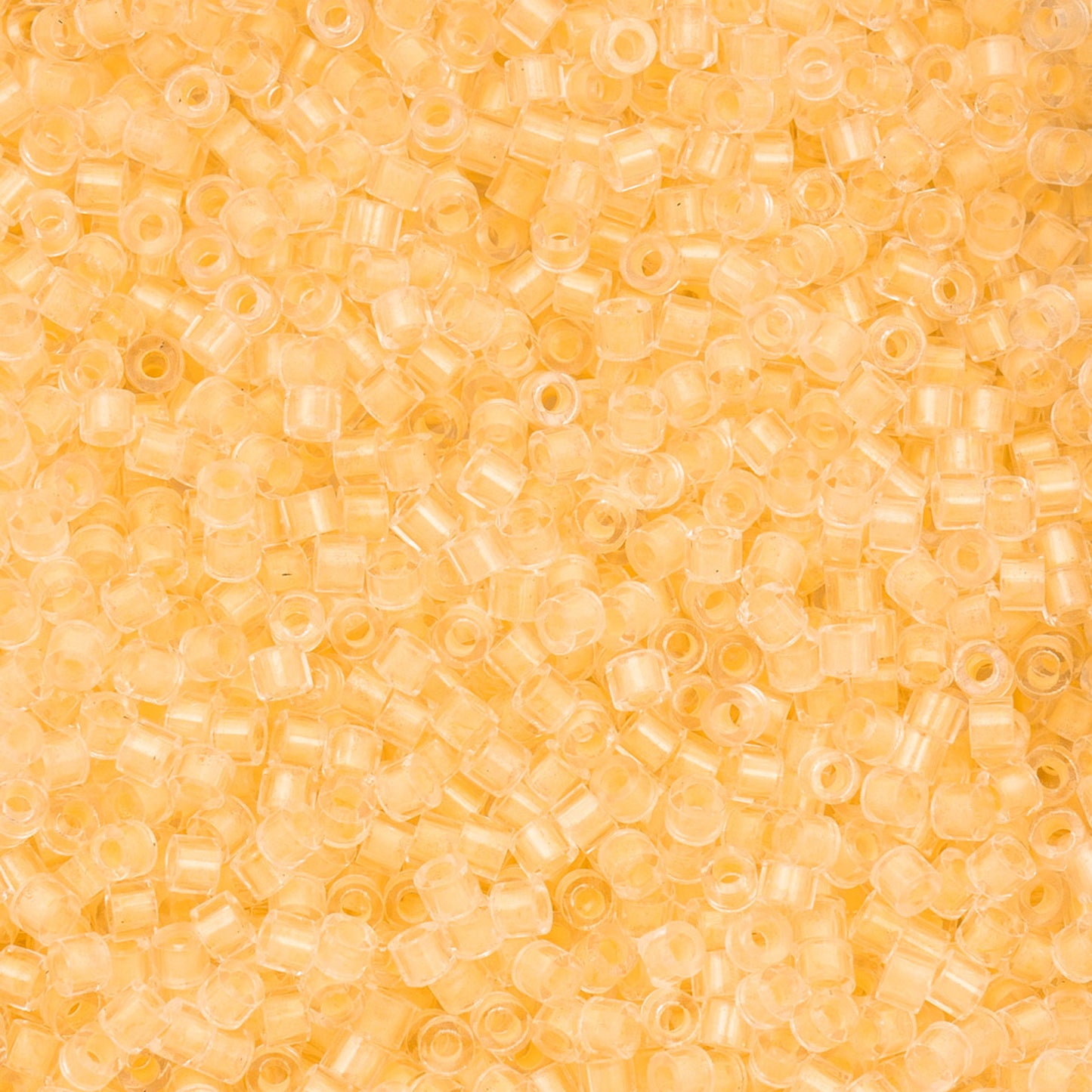11/0 Cylin Bead, 25g Bag, Glow in Dark - Light Yellow