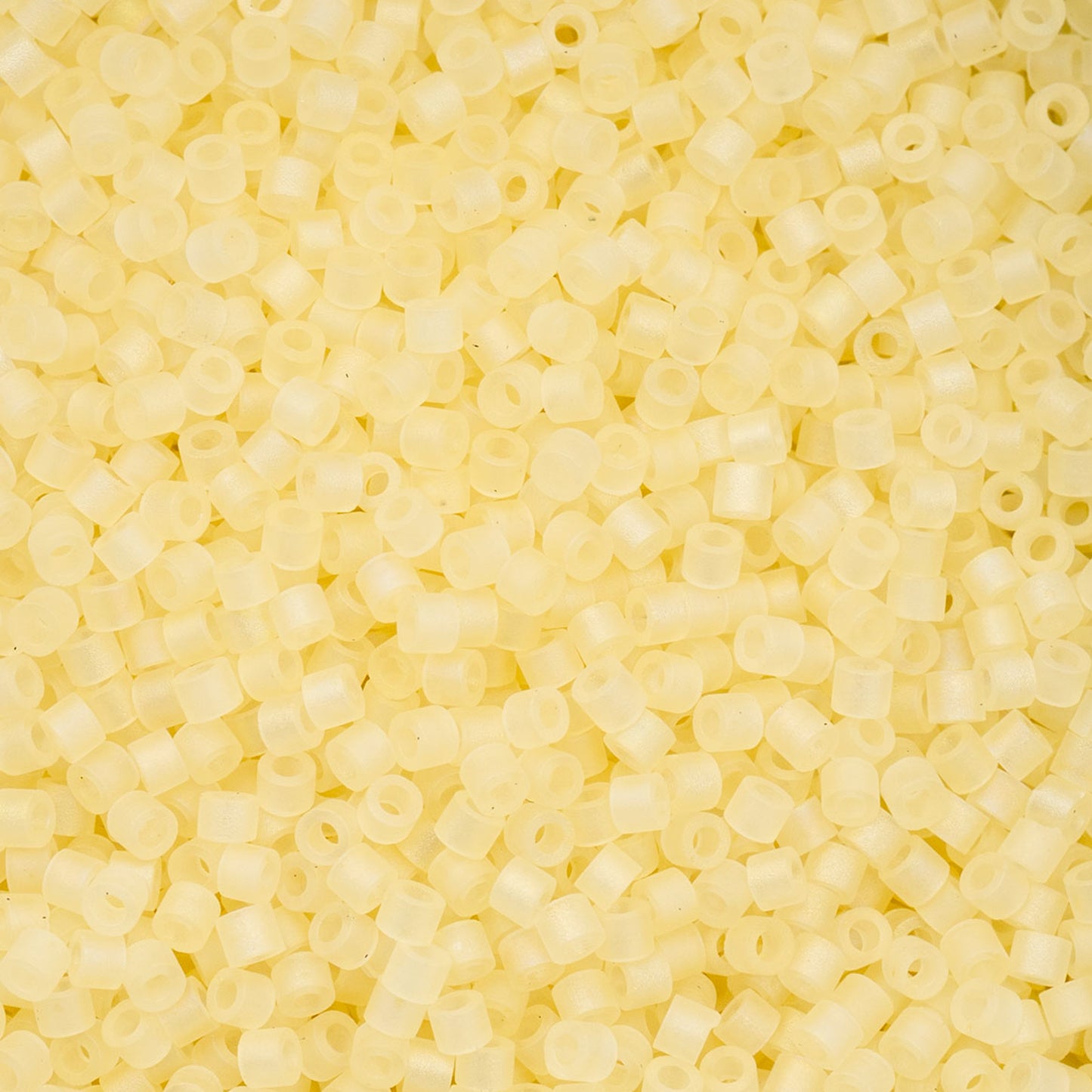 Cylin Bead 11/0 25g Bag, Matte Macaron AB - Yellow