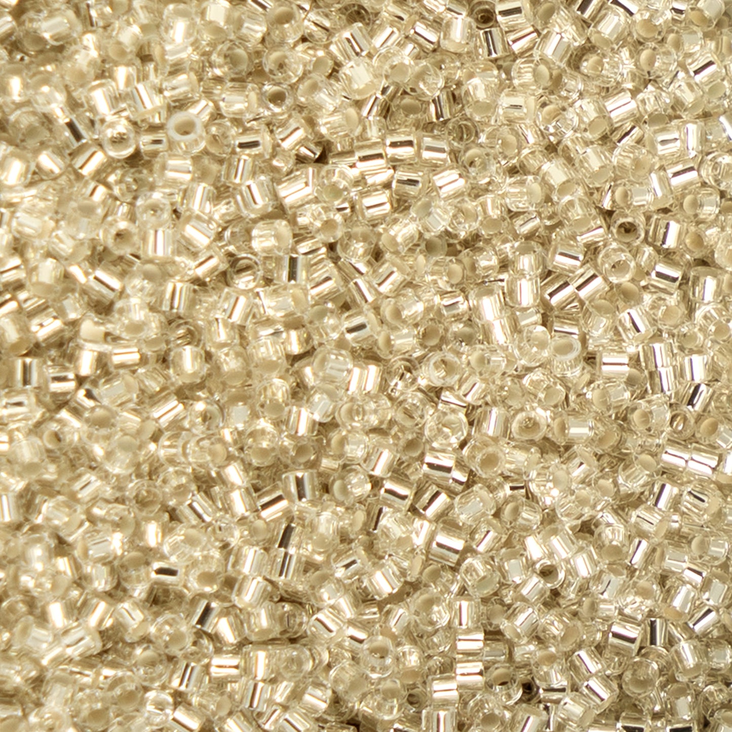 11/0 Cylin Bead, 25g Bag, Crystal S/L