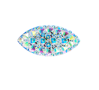 9*20mm Resin Sew-On Gummy Spike Navette - See Color Options