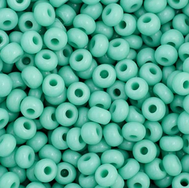 11/0 Preciosa Seed Beads Opaque Turquoise