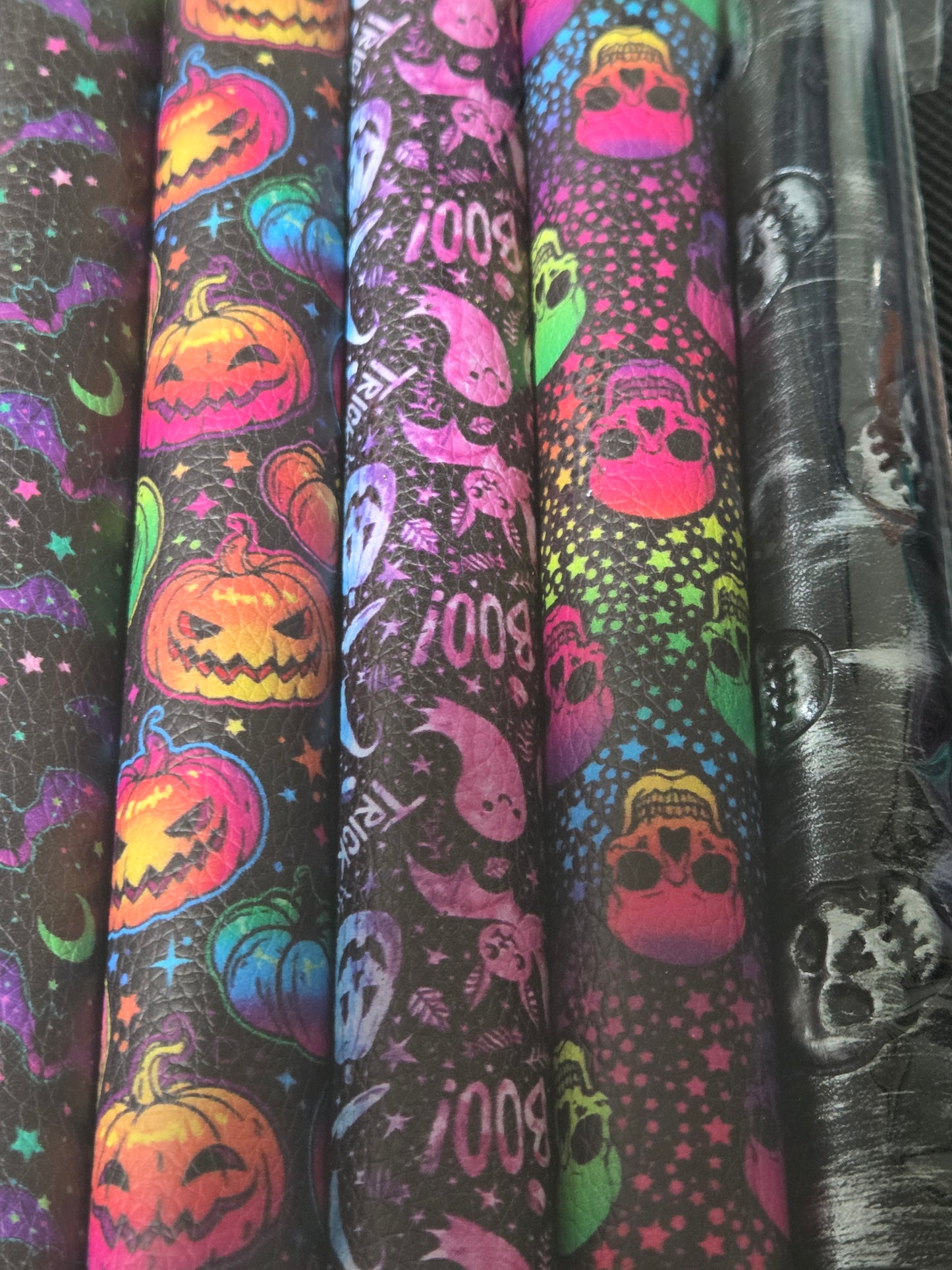 Neon Spooks Backing Set