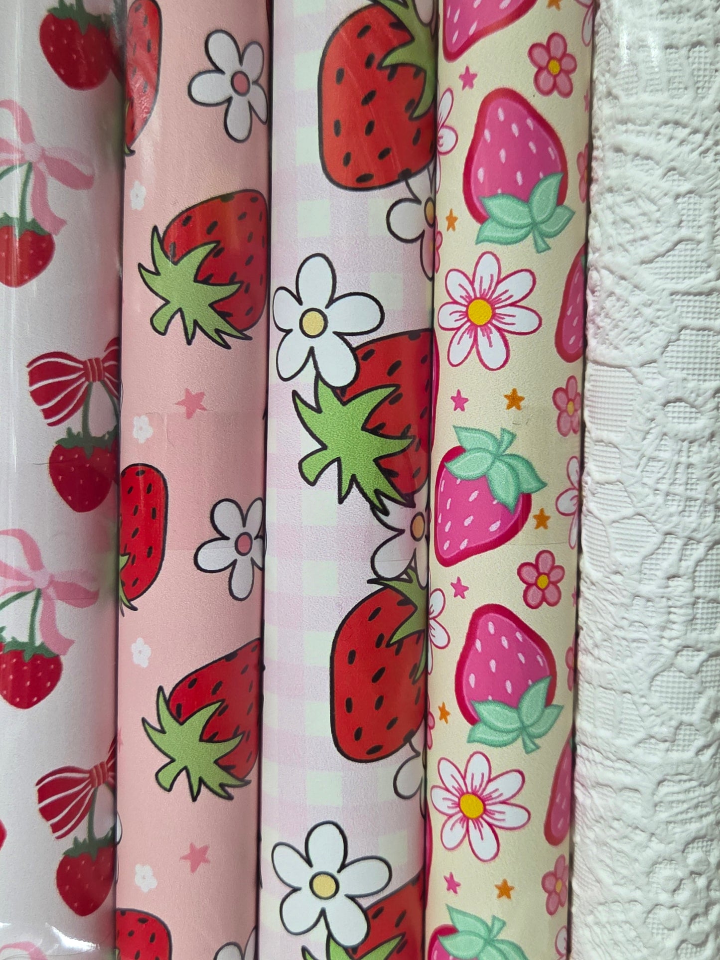 Cute Strawberry Backing Set