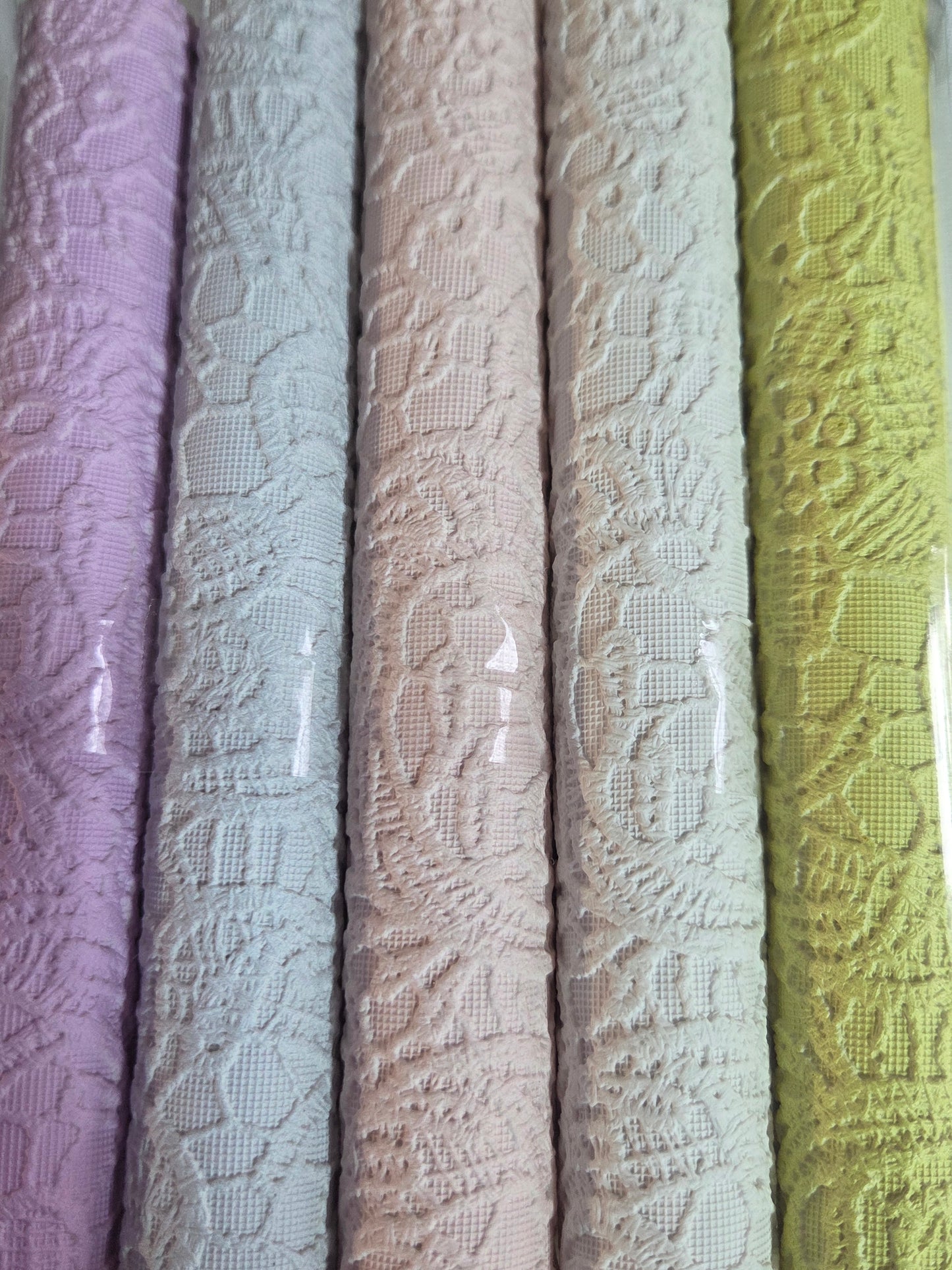 Pastel Lace Backing Set