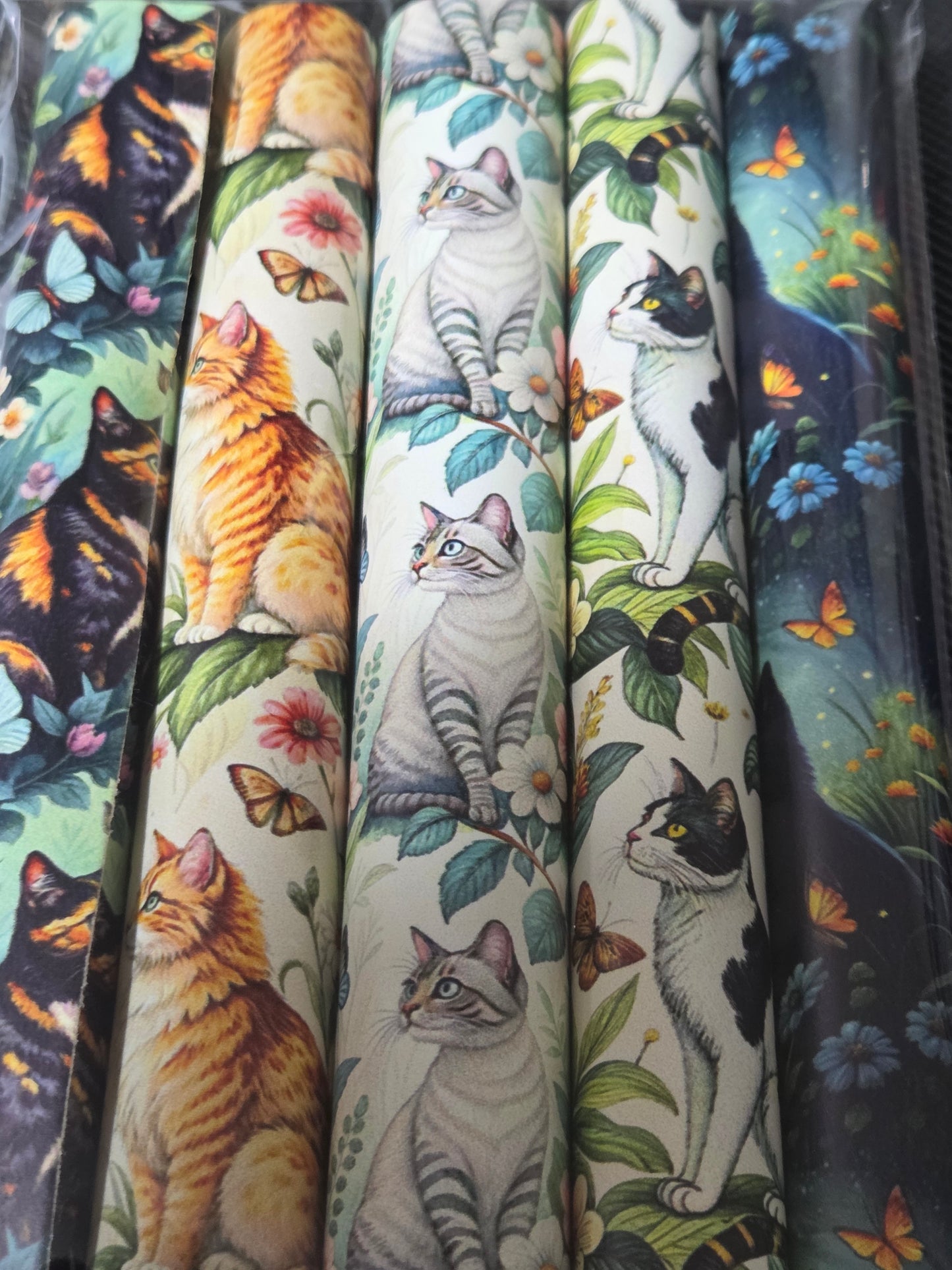 Garden Cats Backing Set