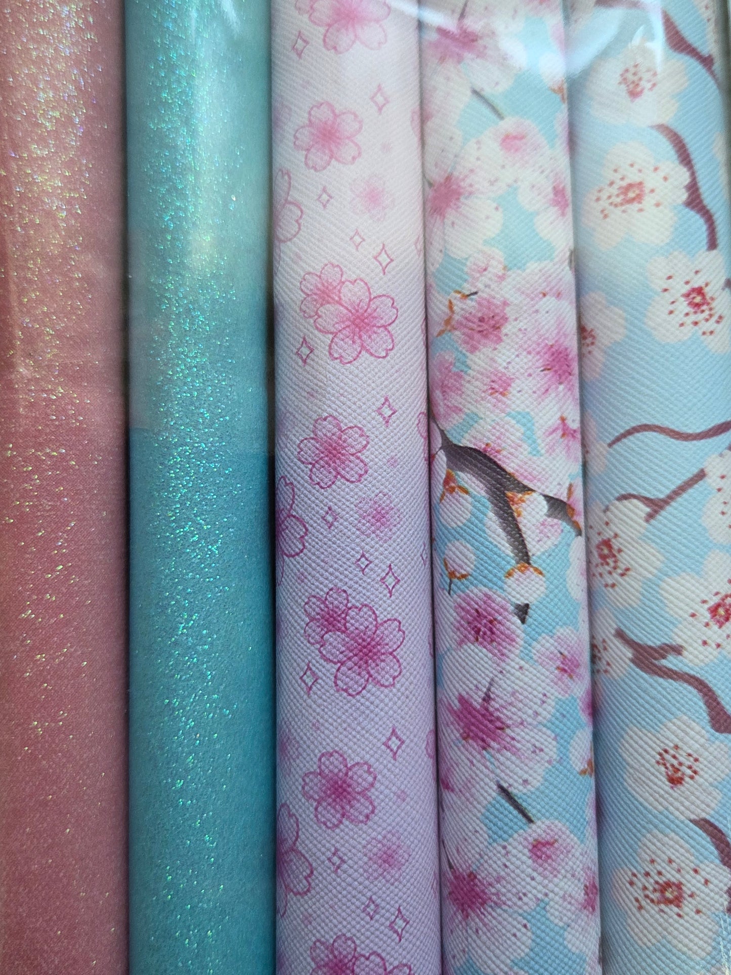 Cherry Blossoms Backing Set