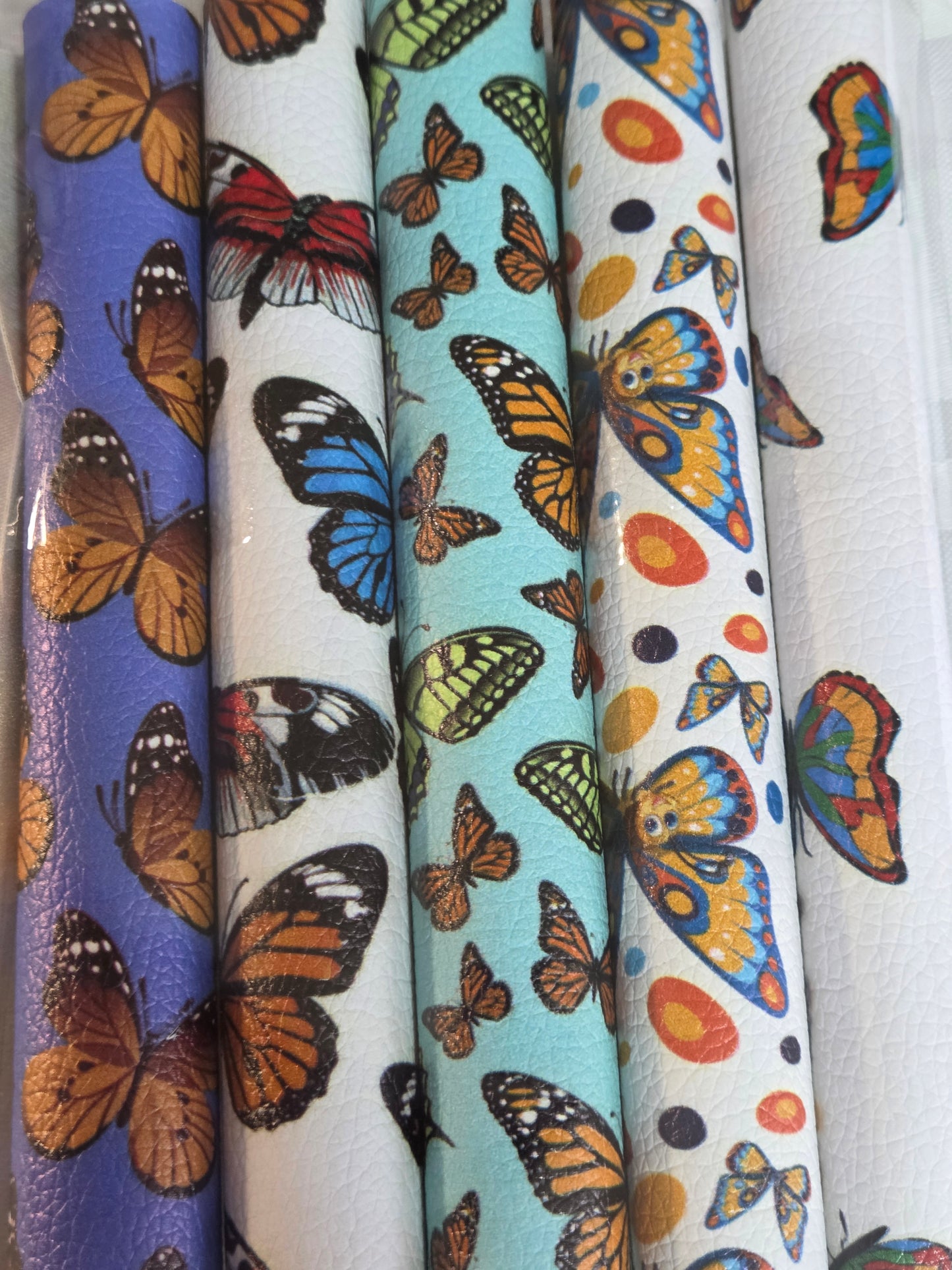 Colorful Butterfly Backing Set