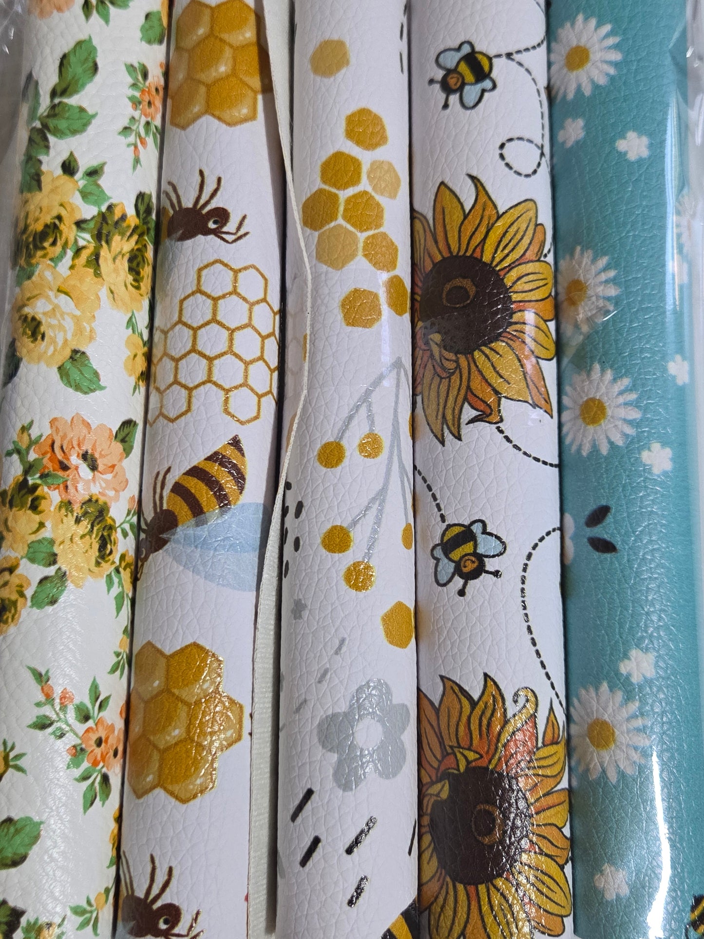 Garden Bees Backing Set