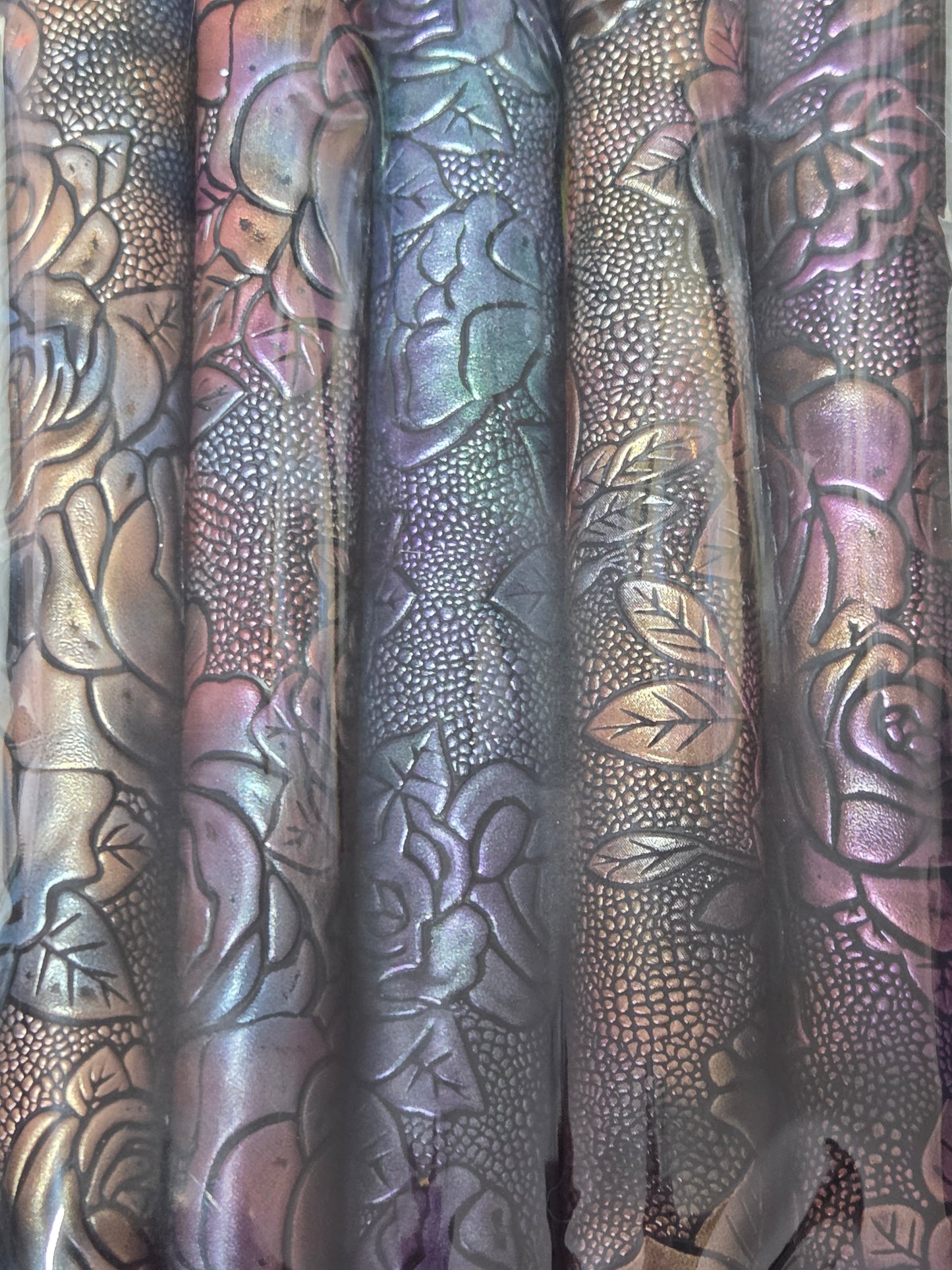 Embossed Roses Backing Set