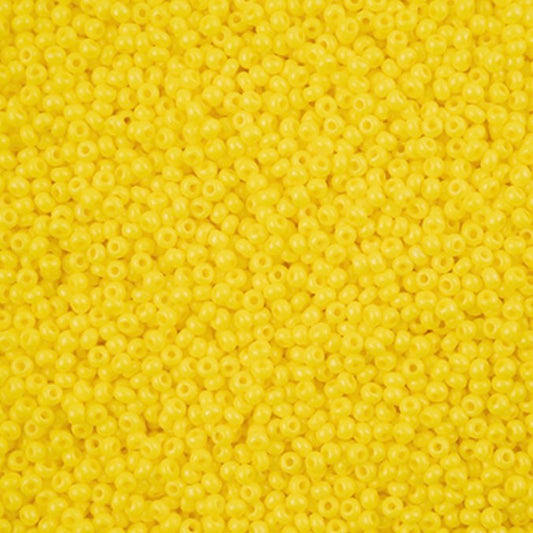 11/0 Preciosa Seed Beads Terra Intensive Yellow