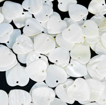Coeurs de coquillages - 20 mm