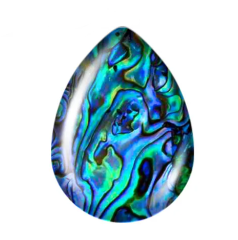Cabujón de lágrima azul - 18 x 25 mm - Ver opciones de color