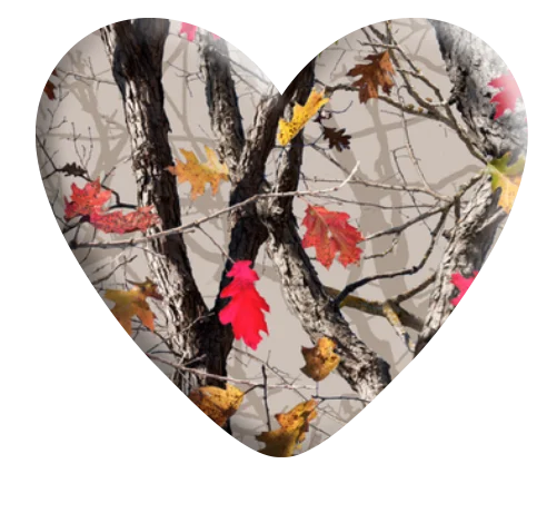 Cabujón de corazón de hoja - 22 x 19 mm - Ver opciones de color