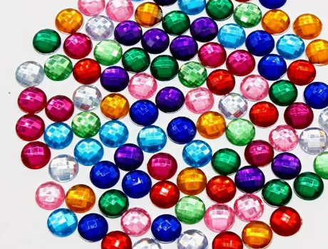 Rhinestone Flatback Cabochons -20mm -See Color Options
