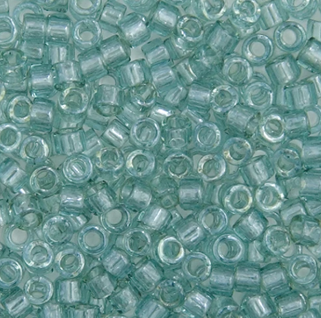 Delica 11/0 RD #0112 Seagreen Transparent Glazed Luster 5.2g Vial