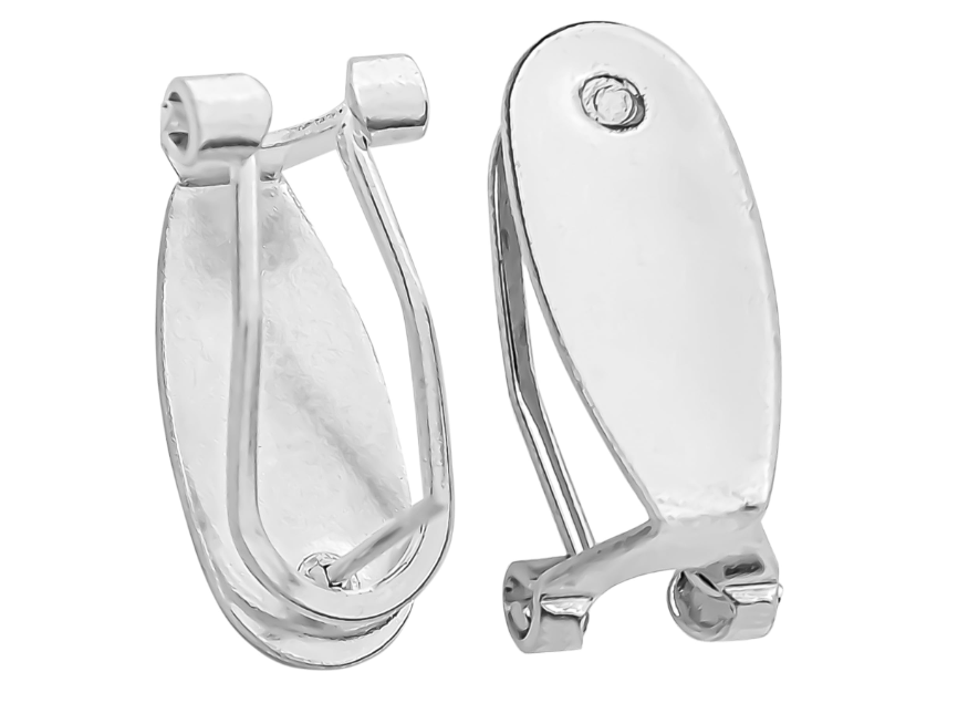 Fingernail Lever Back Earring Posts, Sold in Pkg of 5 Pairs - See Color Options