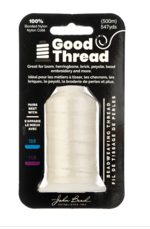 Hilo de buena calidad 100 % nailon reforzado **negro o blanco**