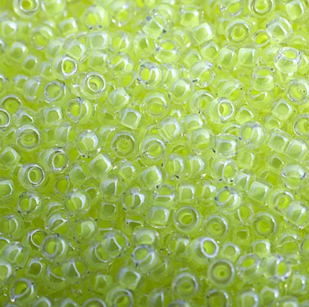 11/0 Miyuki Seed Beads Chartreuse Luminous Neon C/L, 22g Vial