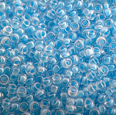 11/0 Miyuki Seed Beads Light Blue Luminous Neon C/L