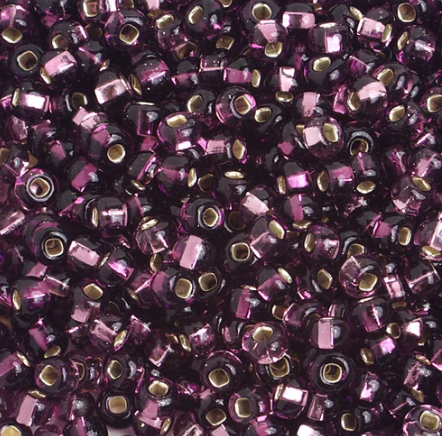 6/0 Preciosa Seed Beads S/L Lilac Mix, 22g Vial