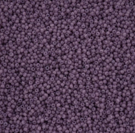 11/0 Preciosa Seed Beads Alabaster Orchid Solgel