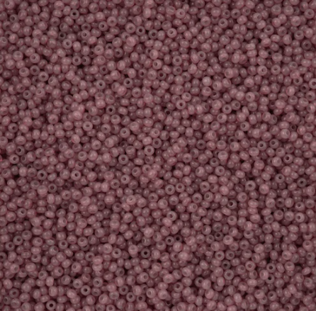11/0 Preciosa Seed Beads Alabaster Lavender Solgel