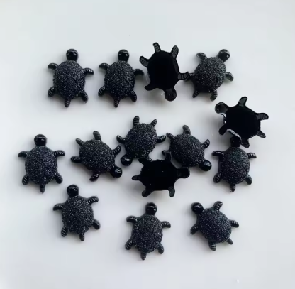 12mm Resin Turtle, Glue On - See Color Options