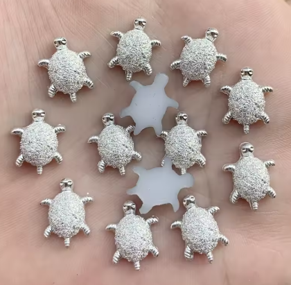 12mm Resin Turtle, Glue On - See Color Options