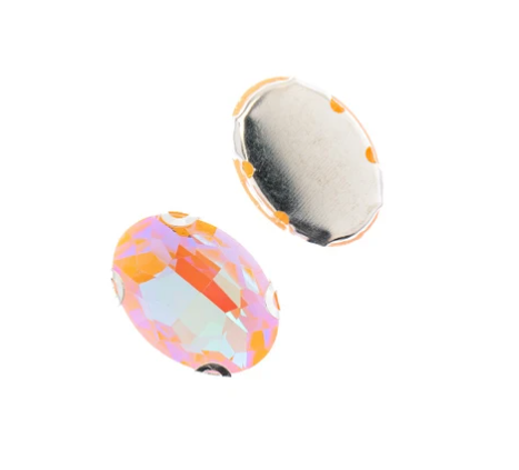 Crystal Lane Sew on Rhinestone 13x18mm, Sold in Pairs - See Color Options