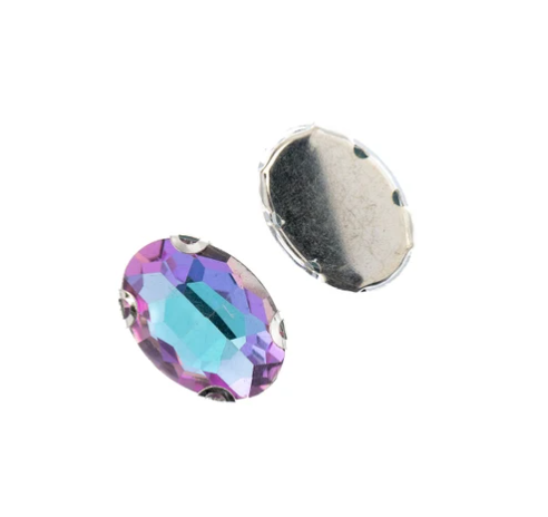 Crystal Lane Sew on Rhinestone 13x18mm, Sold in Pairs - See Color Options