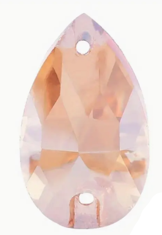 17*28mm Tear Drop AAAAA Glass Crystal, Sew On Gems, Sold in Pairs - See Color Options