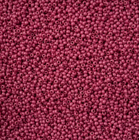 11/0 Preciosa Seed Bright Plum Purple Chalk sfinx Terra Dyed