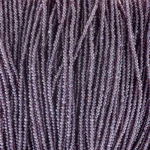 13/0 Charlotte Cut Preciosa (Czech) Bead Transparent Light Amethyst Luster