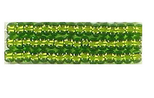 10/0 Preciosa Seed Bead Bronze Lined Dark Peridot