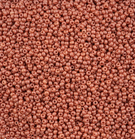 10/0 Preciosa Seed Bead PermaLux Dyed Chalk Light Brown