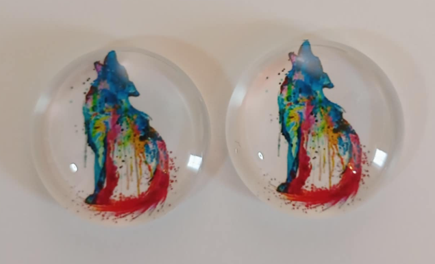 20mm Color Splash Image in Glass, Glue on - See Color Options