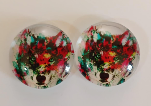 20mm Color Splash Image in Glass, Glue on - See Color Options