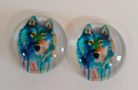 20mm Color Splash Image in Glass, Glue on - See Color Options