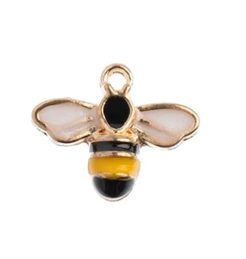Sweet & Petite Charms, 12*15mm Bumble Bee, Metal