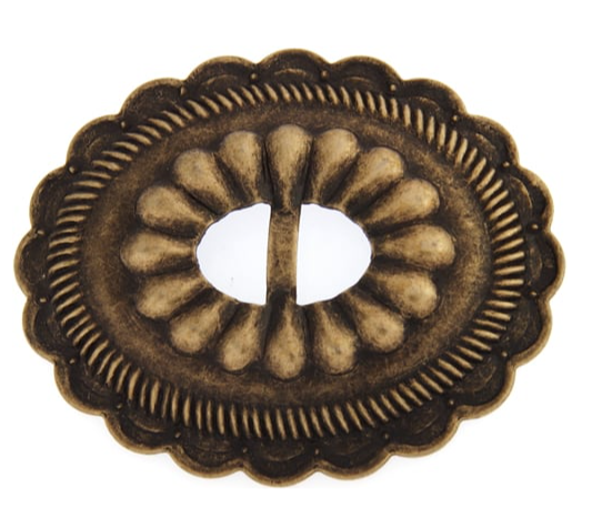 40*50mm Oval Concho, Slide On - See Color Options