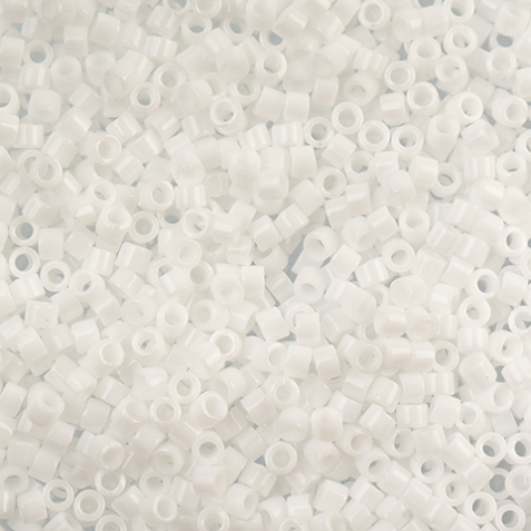 Delica 11/0 RD #0200 Chalk White 5.2g Vial